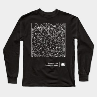 Drawing of Sound - Minimal Style Illustration Artwork Long Sleeve T-Shirt